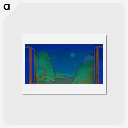 Sea Shore - 不思議の国のアリス Postcard.