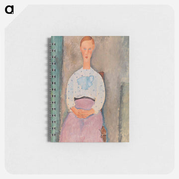 Girl with a Polka-Dot Blouse - アメデオ モディリアーニ Memo.