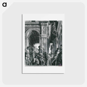 アートポストカード-St James Led to Execution (Scenes from the Life of St. James) - アンドレア マンテーニャ Postcard.
