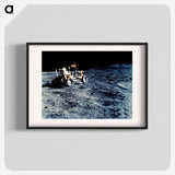 The Lunar Roving Vehicle - アポロ月面着陸 Poster.