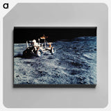 The Lunar Roving Vehicle - アポロ月面着陸 Canvas.