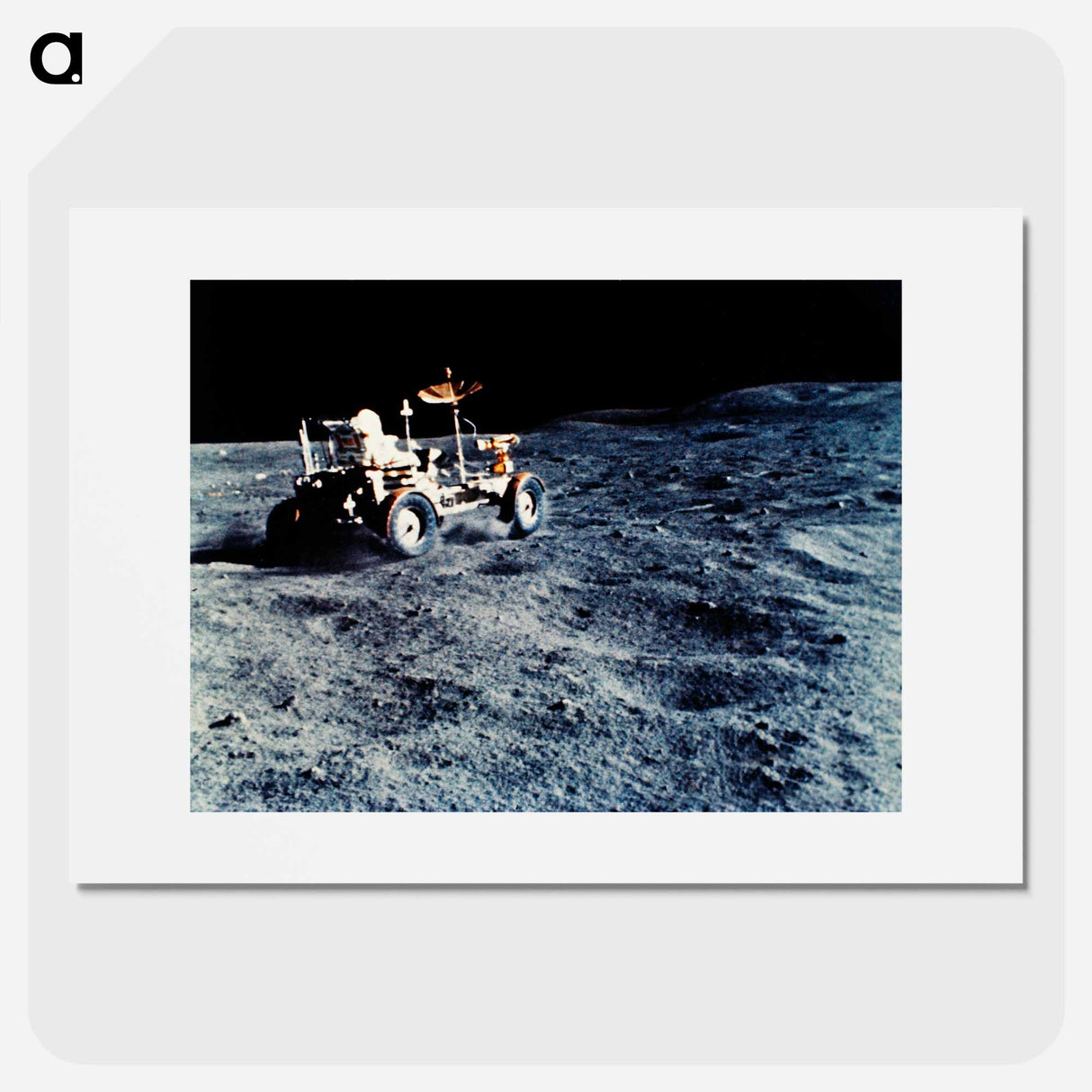 The Lunar Roving Vehicle - アポロ月面着陸 Poster.