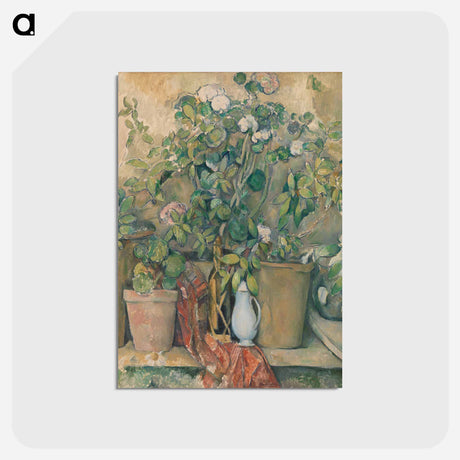 アートポストカード-Terracotta Pots and Flowers
 - バーンズ・コレクション Postcard.