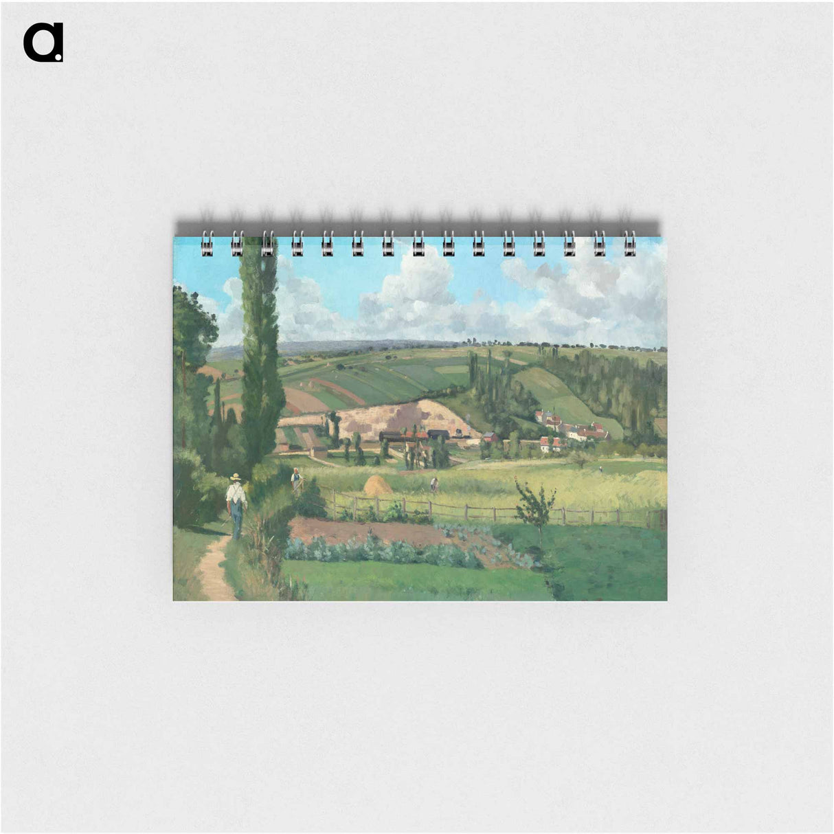 Landscape at Les Pâtis, Pontoise - カミーユ ピサロ Memo.