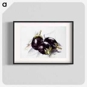アートポスター-Eggplants - チャールズ デムス Poster.