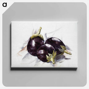 アートパネル-Eggplants - チャールズ デムス Canvas.