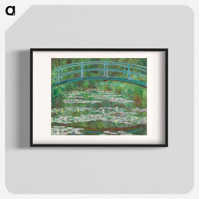 アートポスター-The Japanese Footbridge - クロード モネ Poster.