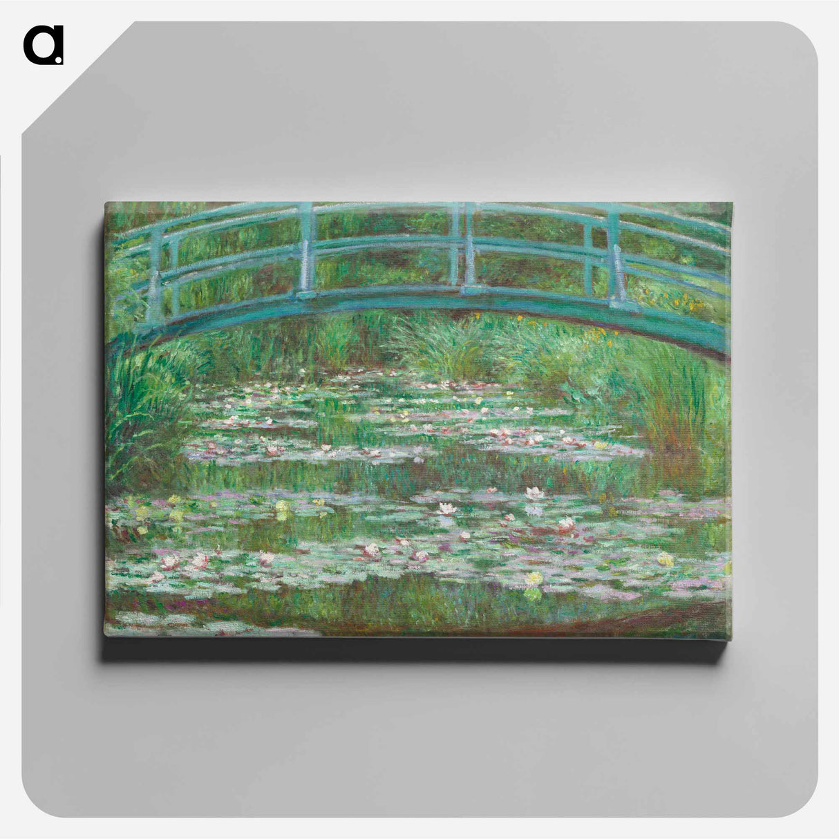 The Japanese Footbridge - クロード モネ Canvas.