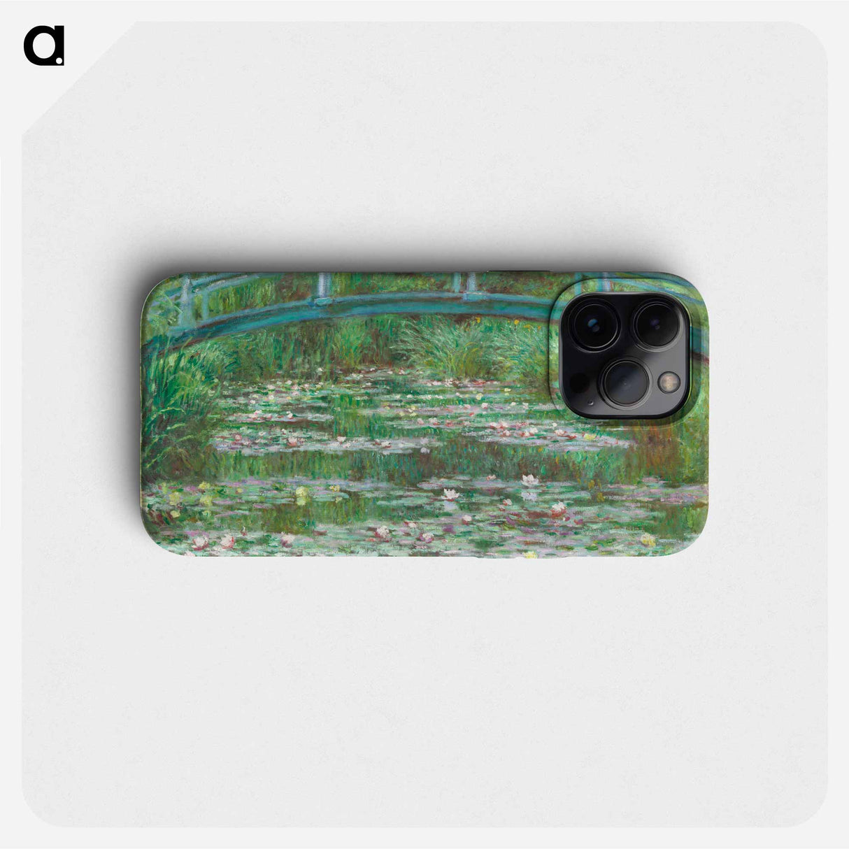 The Japanese Footbridge - クロード モネ Phone Case.