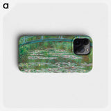 The Japanese Footbridge - Claude Monet Phone Case.