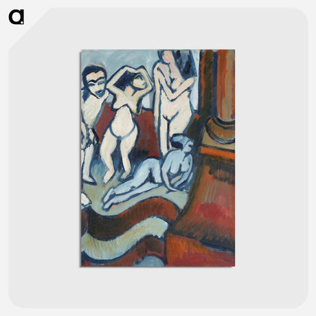 アートポストカード-Four Wooden Sculptures
 - ダラス美術館 Postcard.