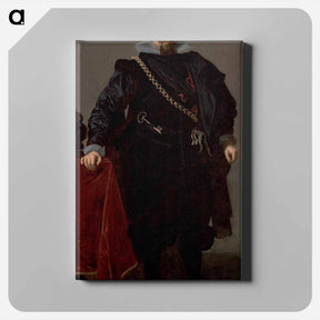 アートパネル-Portrait of the Count Duke of Olivares - ディエゴ ベラスケス Canvas.