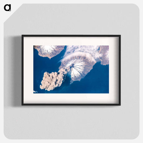 アートポスター-Eruption of Cleveland Volcano
 - 上空からの地球 Poster.