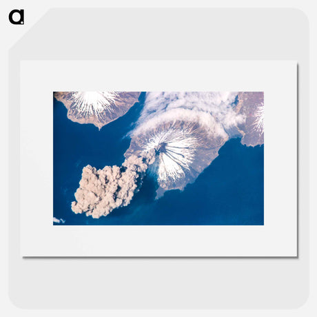 アートポスター-Eruption of Cleveland Volcano
 - 上空からの地球 Poster.