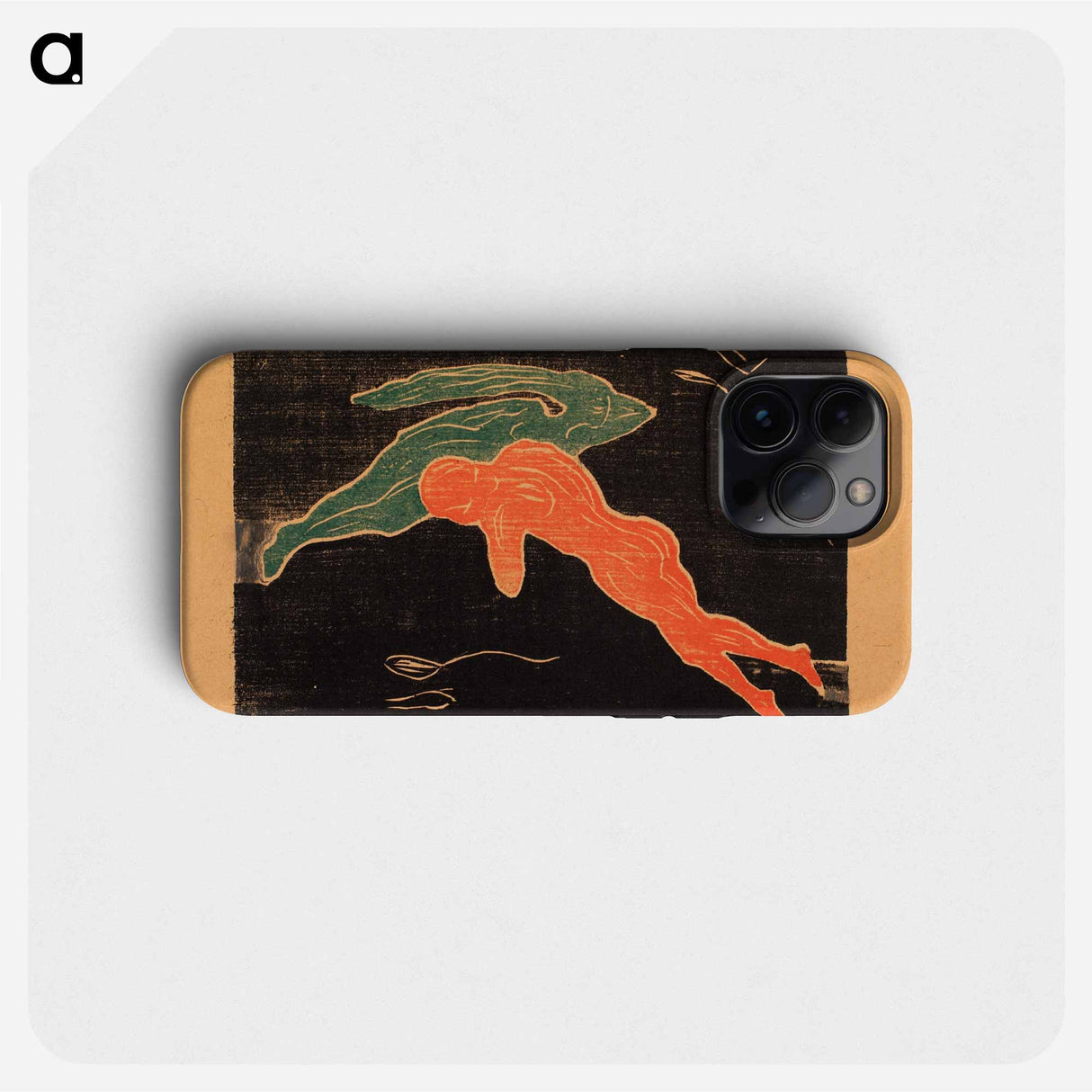 Encounter in Space - Edvard Munch Phone Case.