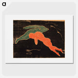 Encounter in Space - エドヴァルド ムンク Poster.