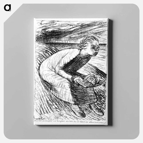 To whom time is an eternity - Ernst Heinrich Barlach Canvas.