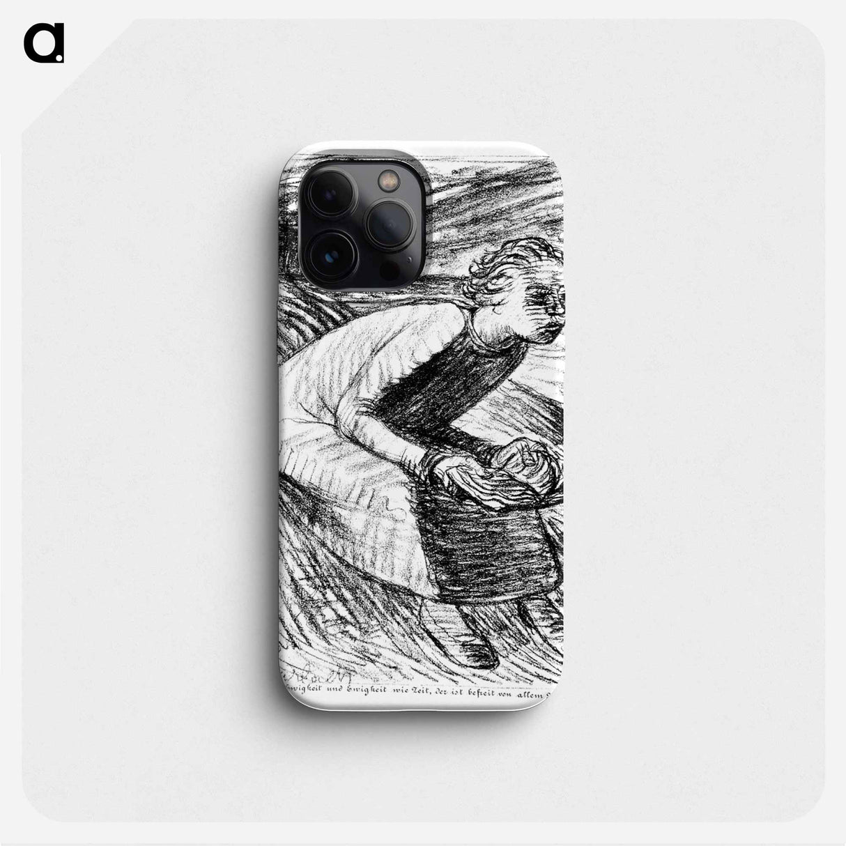 To whom time is an eternity - エルンスト ハインリヒ バルラッハ Phone Case.