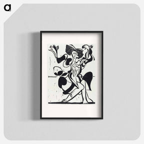 アートポスター-Mary Wigman's Dance - エルンスト ルートヴィヒ キルヒナー Poster.
