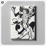 アートパネル-Mary Wigman's Dance - エルンスト ルートヴィヒ キルヒナー Canvas.