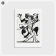 アートポストカード-Mary Wigman's Dance - エルンスト ルートヴィヒ キルヒナー Postcard.
