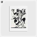 アートポストカード-Mary Wigman's Dance - エルンスト ルートヴィヒ キルヒナー Postcard.