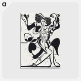 アートポストカード-Mary Wigman's Dance - エルンスト ルートヴィヒ キルヒナー Postcard.