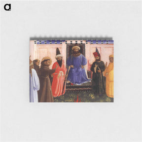 アートメモ帳-The Trial by Fire of St. Francis before the Sultan - フラ アンジェリコ Memo.