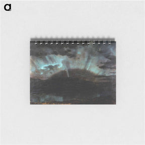 アートメモ帳-Aurora Borealis, Mt Desert Island, from Bar Harbor, Maine - フレデリック エドウィン チャーチ Memo.