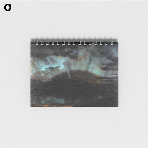 Aurora Borealis, Mt Desert Island, from Bar Harbor, Maine - フレデリック エドウィン チャーチ Memo.