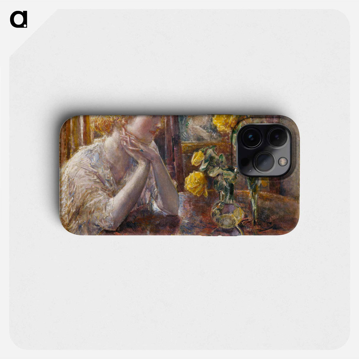 Maréchal Niel Roses - Frederick Childe Hassam Phone Case.