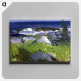 Vine Clad Shore, Monhegan Island - ジョージ ベローズ Canvas.