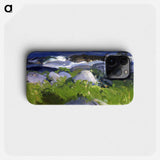 Vine Clad Shore, Monhegan Island - ジョージ ベローズ Phone Case.