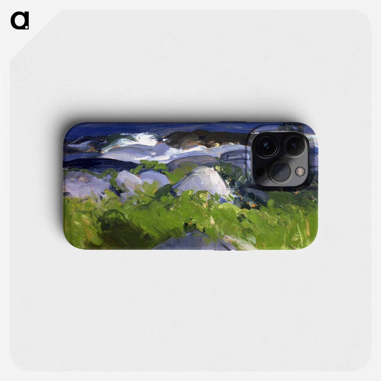 Vine Clad Shore, Monhegan Island - George Bellows Phone Case.