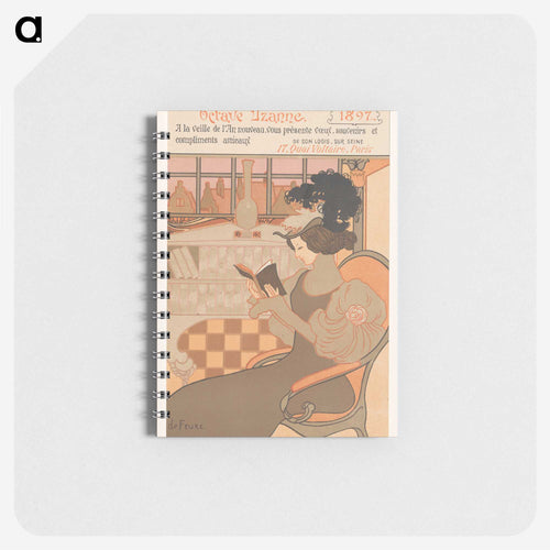 Nieuwjaarswens van Octave Uzanne voor het jaar 1897 - ジョルジュ ド フィール Memo.