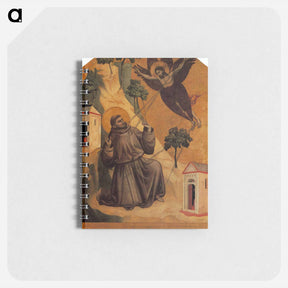 アートメモ帳-St. Francis Receiving the Stigmata - ジョット ディ ボンドーネ Memo.