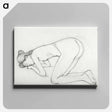 アートパネル-Studies of Crouching Nude
 - 橋口 五葉 Canvas.