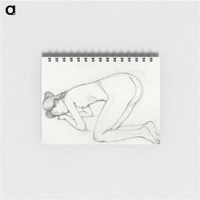 アートメモ帳-Studies of Crouching Nude
 - 橋口 五葉 Memo.