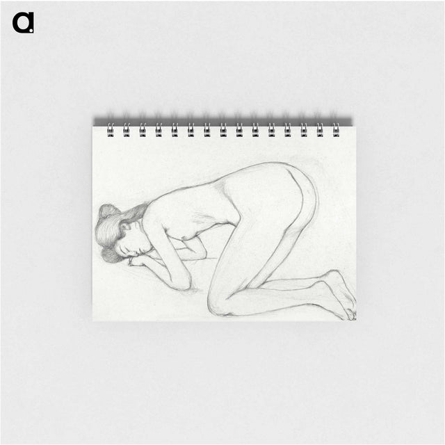 アートメモ帳-Studies of Crouching Nude
 - 橋口 五葉 Memo.