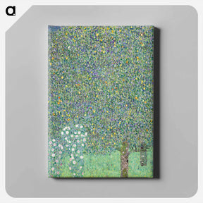 アートパネル-Rosebushes under the Trees - グスタフ クリムト Canvas.