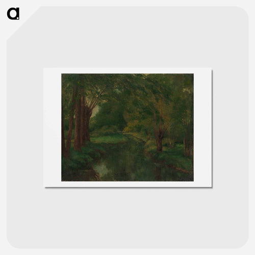 グリーン - ギュスターヴ クールベ Postcard.