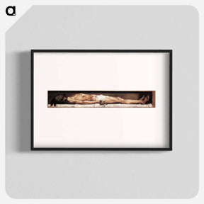 アートポスター-The Body of the Dead Christ in the Tomb - ハンス ホルバイン Poster.