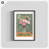 アートポスター-Flowers in a Vase - アンリ ルソー Poster.