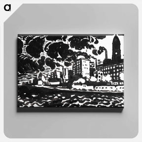 アートパネル-Untitled drawing - ヘンリー ライマン サイエン Canvas.