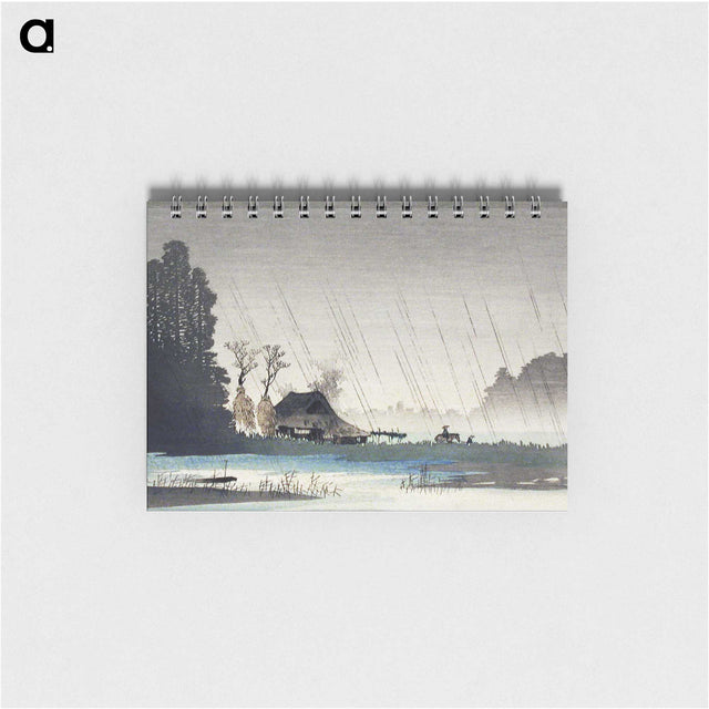 アートメモ帳-Rain at Igusa - 高橋 宏明 Memo.