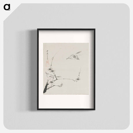 アートポスター-Birds on a Plum Tree
 - 伊藤若冲 Poster.