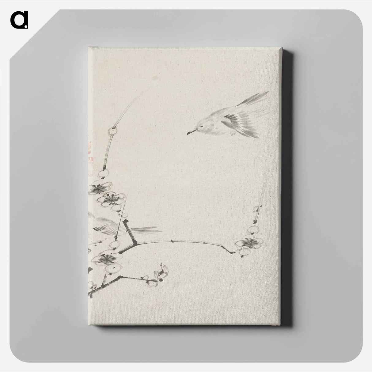 アートパネル-Birds on a Plum Tree
 - 伊藤若冲 Canvas.