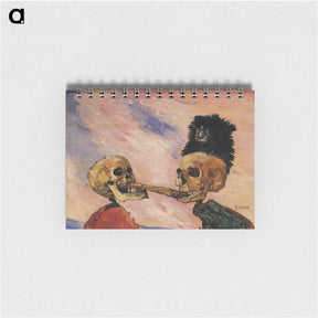 アートメモ帳-Skeletons Fighting Over a Pickled Herring - ジェームズ アンソール Memo.