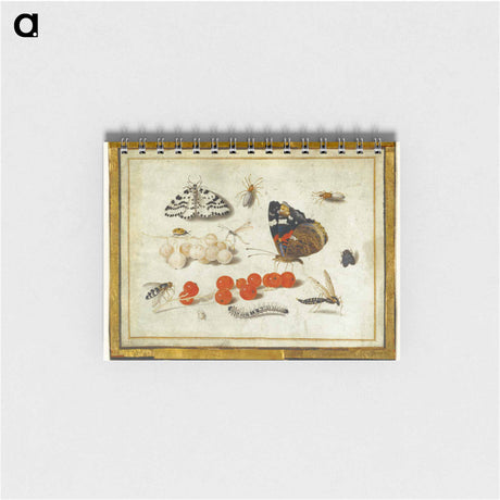 アートメモ帳-Butterflies, Insects, and Currants
 - ヤン ファン ケッセル Memo.