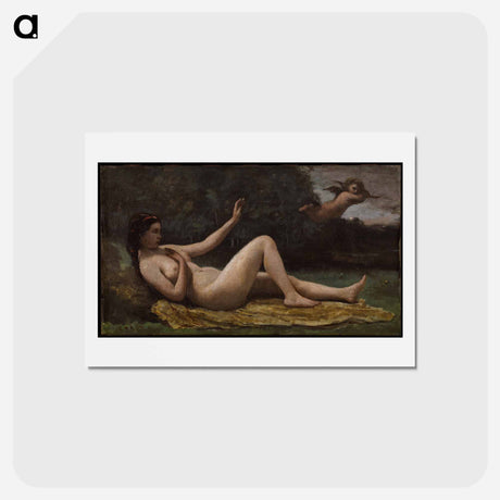アートポストカード-Evocation of Love
 - ジャン バティスト カミーユ コロー Postcard.